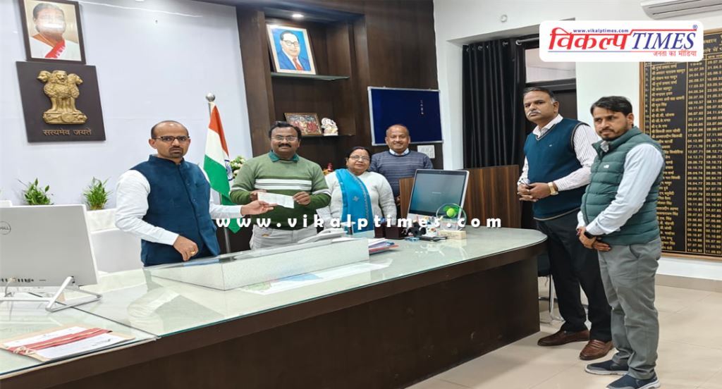 1 lakh 11 thousand rupees given for purchasing furniture in the school in sawai madhopur