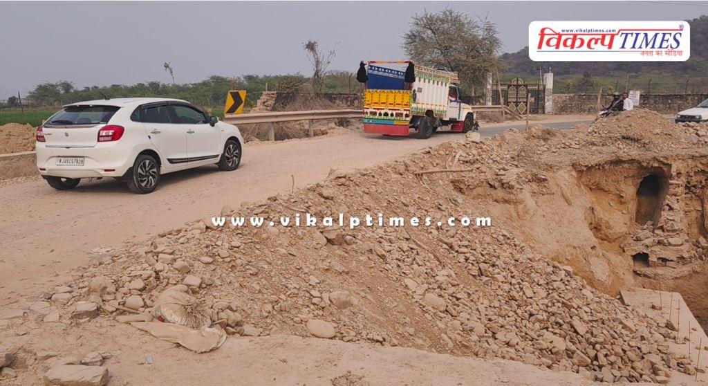 Bodal Oghad culvert is inviting accidents in sawai madhopur