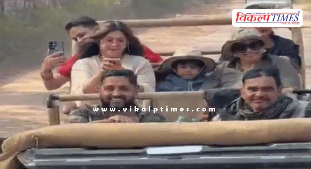 Filmmaker Ekta Kapoor visits Ranthambore National Park