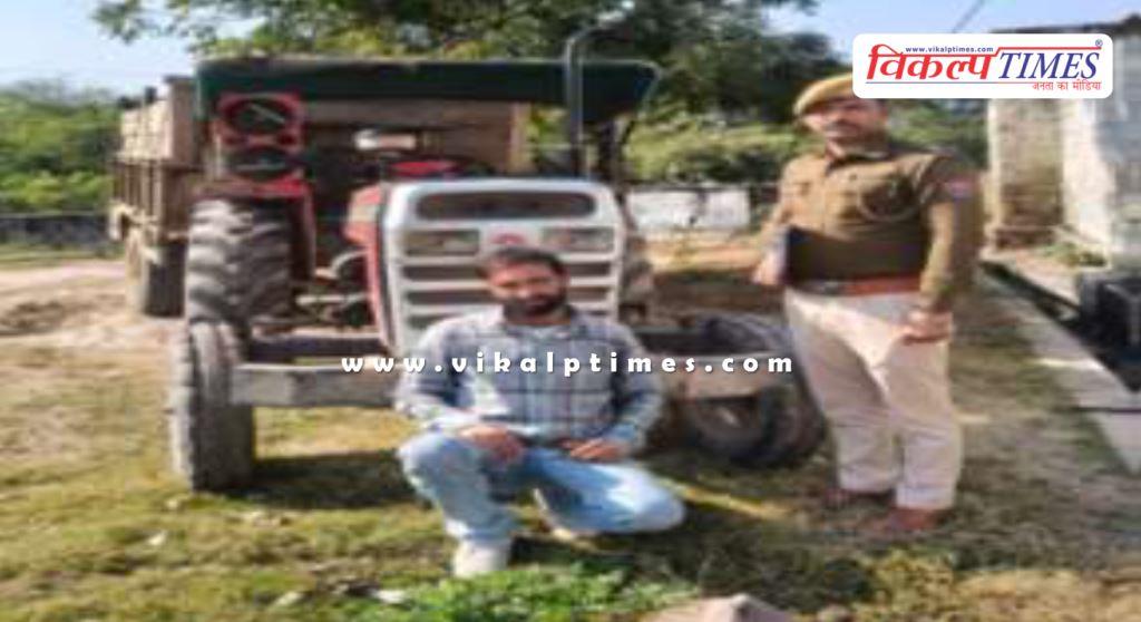 Gravel Mining Khandar Police Sawai Madhopur News 19 Jan 26