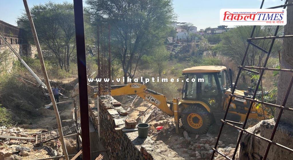 Encroachments removed from Rajasthan Housing Board’s commercial land worth Rs 70 crore in jaipur