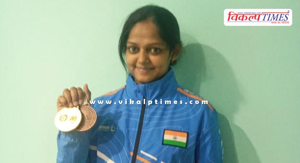 India’s Meghna Sajjanar won bronze medal in Asian Shooting Championship