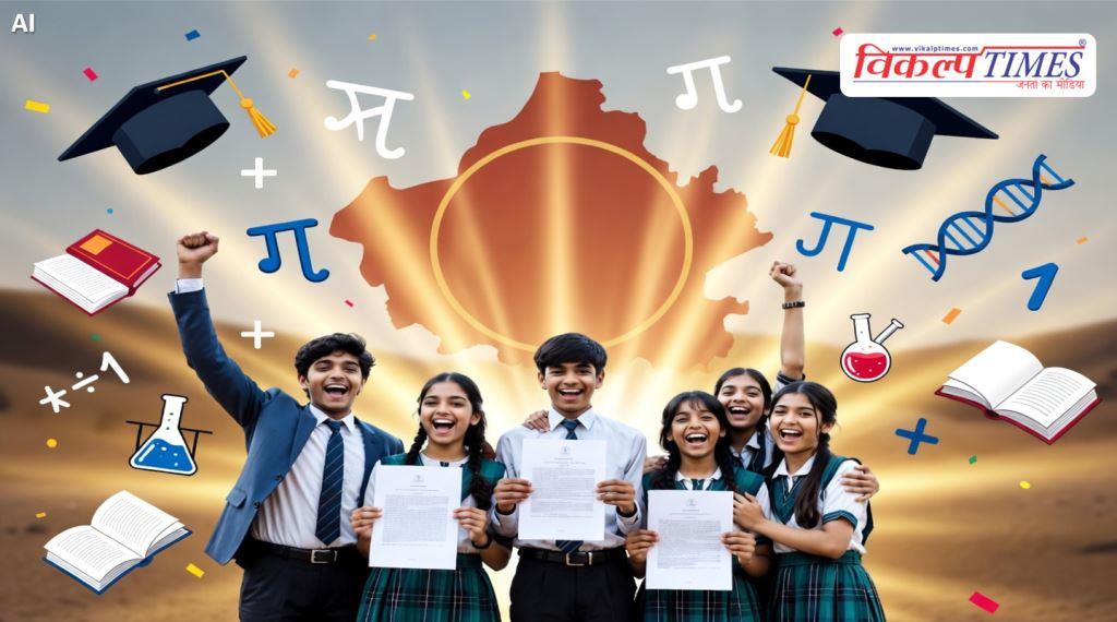 Rajasthan Board 12th result declared, 5 students top in Science