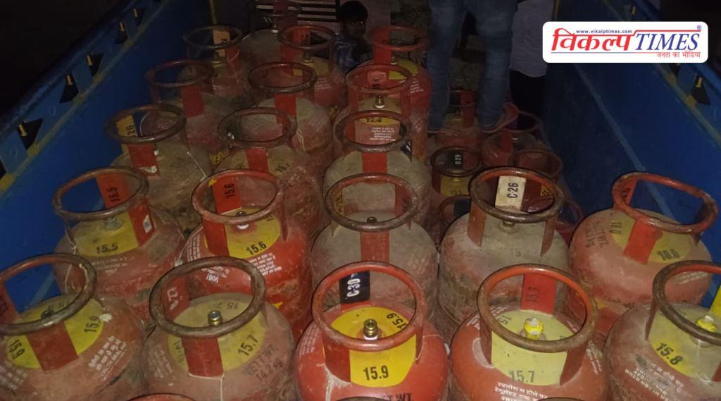 Major action on LPG gas cyliner in Jaipur Rajasthan
