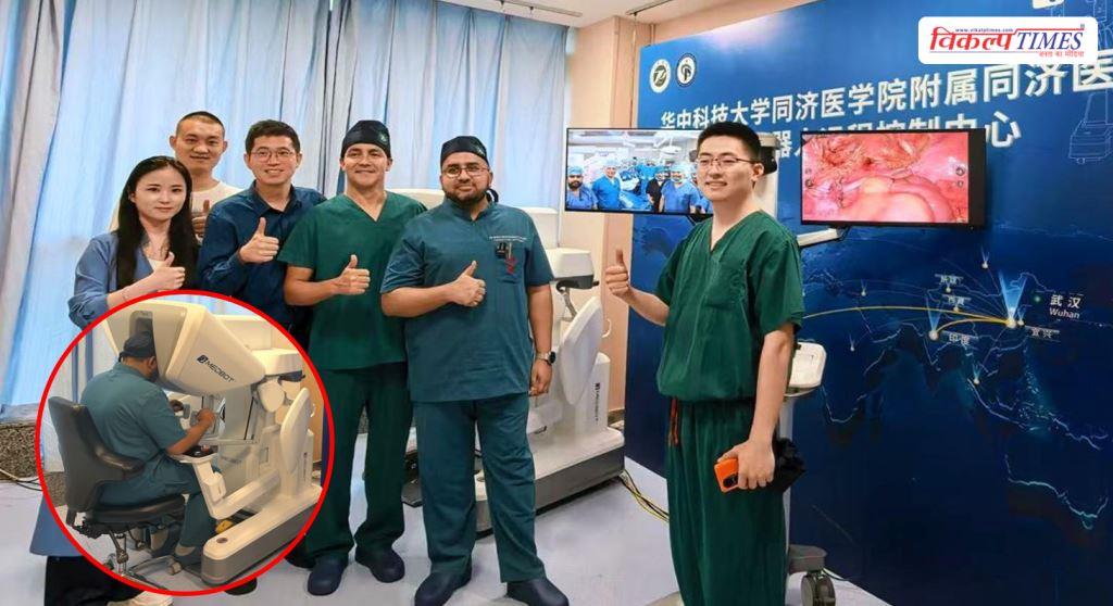 Dr. Syed Mohammed Ghouse creates history Performs successful robotic surgery in Hyderabad, 3000 kilometers from Wuhan
