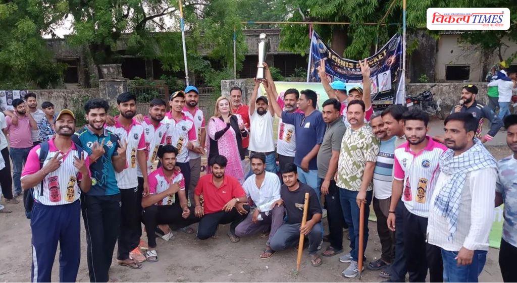 Indian T10 Pro Tennis Cricket League was successfully organised for the first time in Sawai Madhopur
