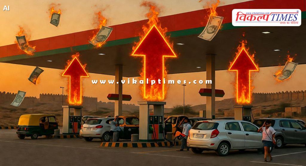 Petrol and diesel prices rise sharply in Rajasthan