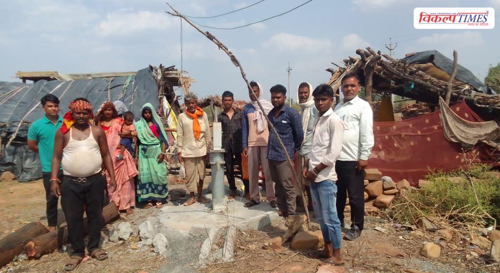 Villagers struggle for water in the summer, demand for motors on head pumps in baran