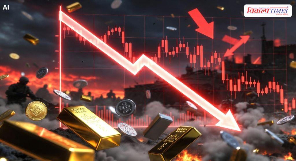 Impact of Middle East tensions Sharp drop in gold and silver Vikalp Times