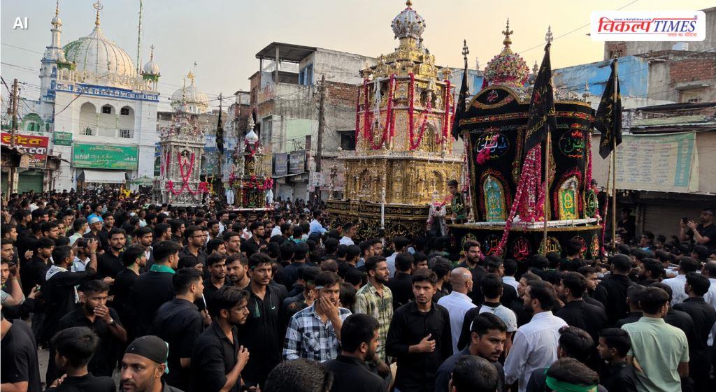 The mourning procession of Muharram will be taken out today in Sawai Madhopur Vikalp Times
